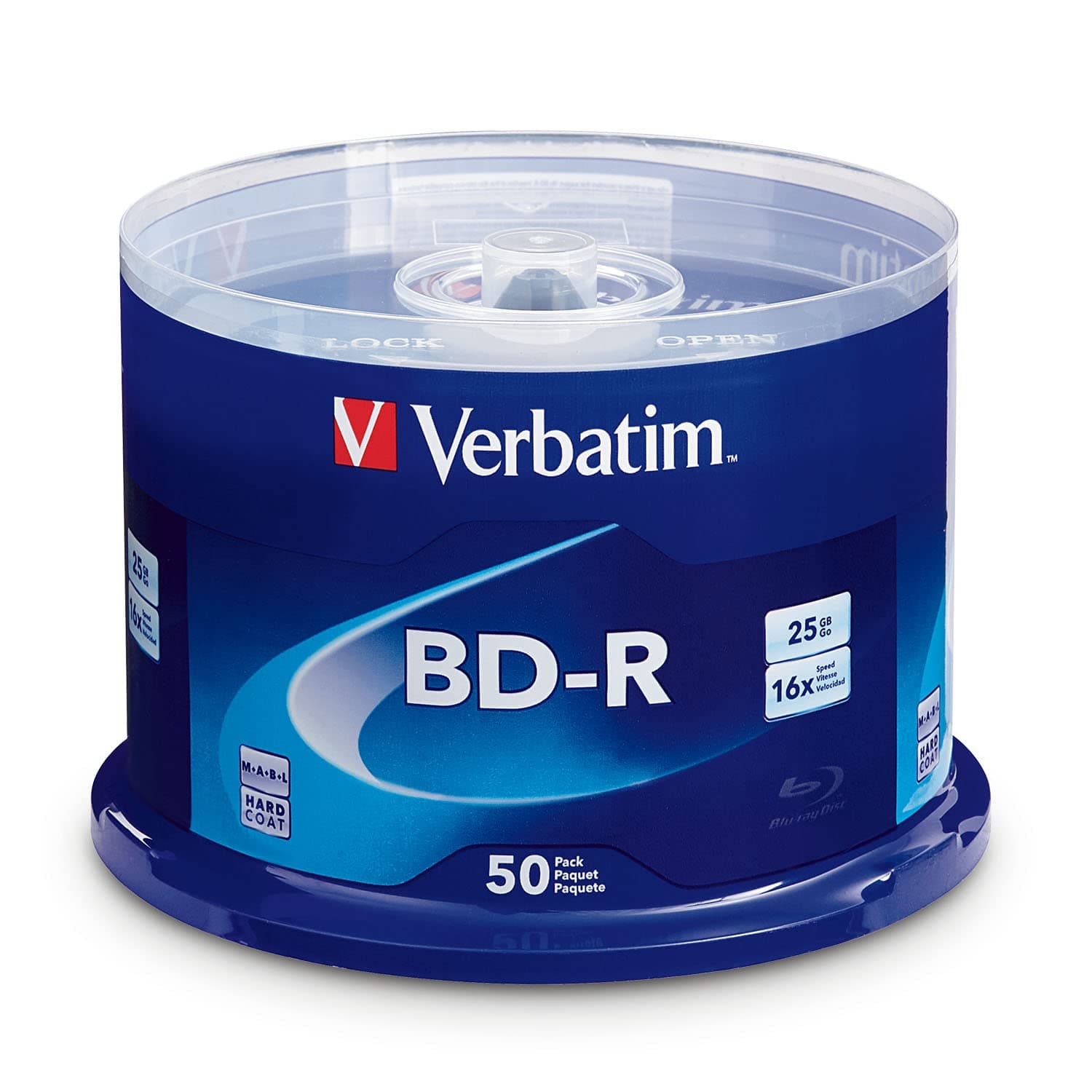 Verbatim 98397 Bd-r 25gb 6x Branded 50p Spind