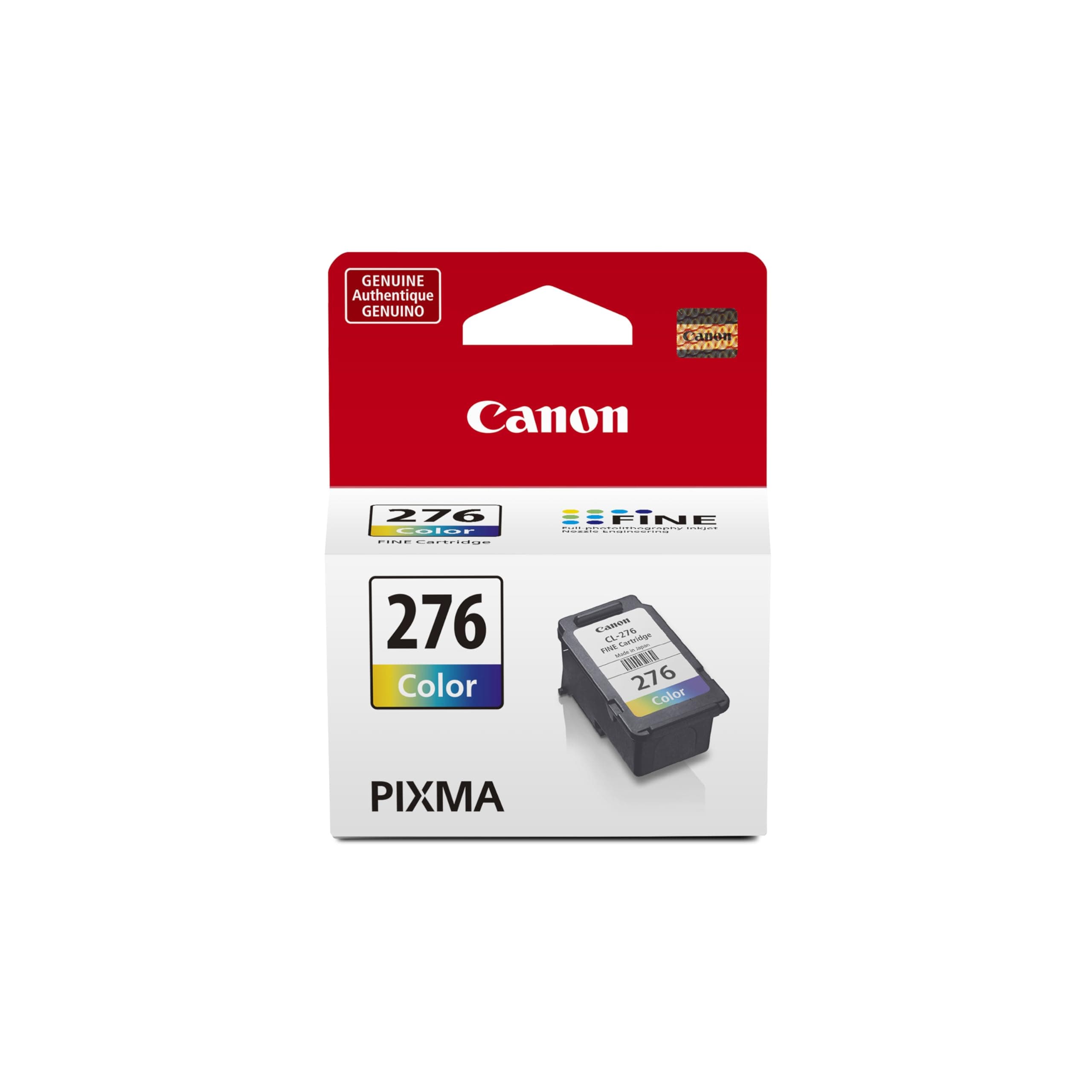 Canon Genuine Ink CL-276 AMR, Black & Multicolor, 100 Pages, Compatible with PIXMA TR4720/TS3520, FINE Technology, Fade Resistant