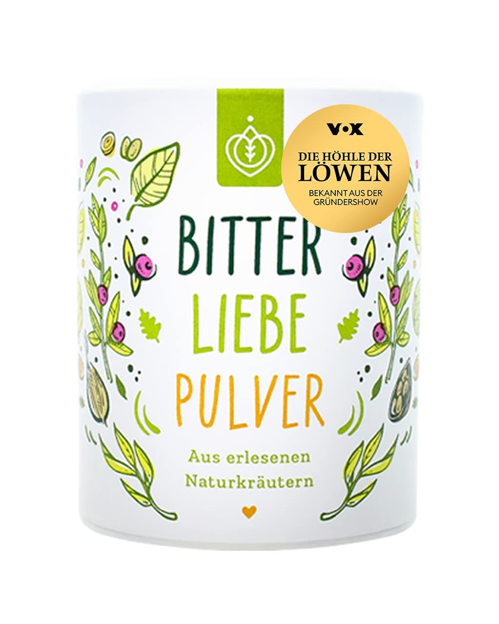 BitterliebePowder (100g Bitter Herbs) Green superfood Powder, Perfect for Smoothies, Salads and More