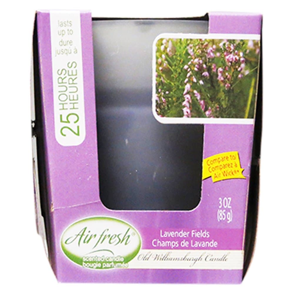 Air Fresh 3 Oz Scented Candle- Lavender Fields 6311224