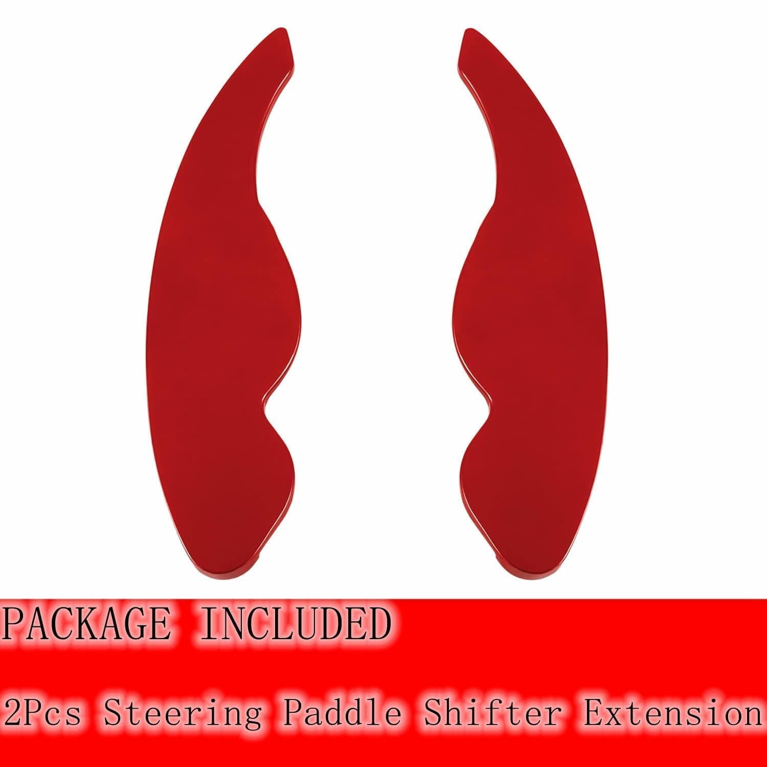 Yoursme Aluminum Steering Wheel Paddle Shifter Extension Cover Trim Shift Interior Accessories for Jaguar F-Pace E-Pace XE XF XJ for Land Rover Evoque etc