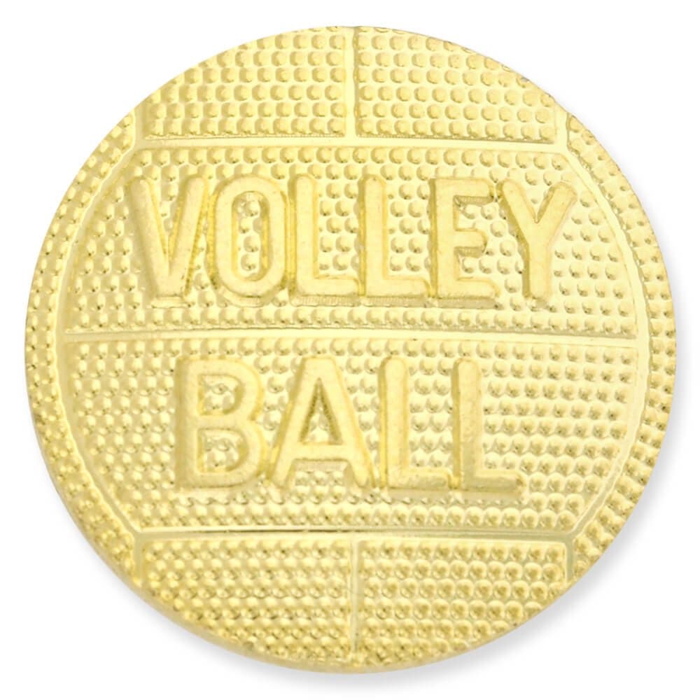 Fruzelg Volleyball Gold Chenille Lapel Pin