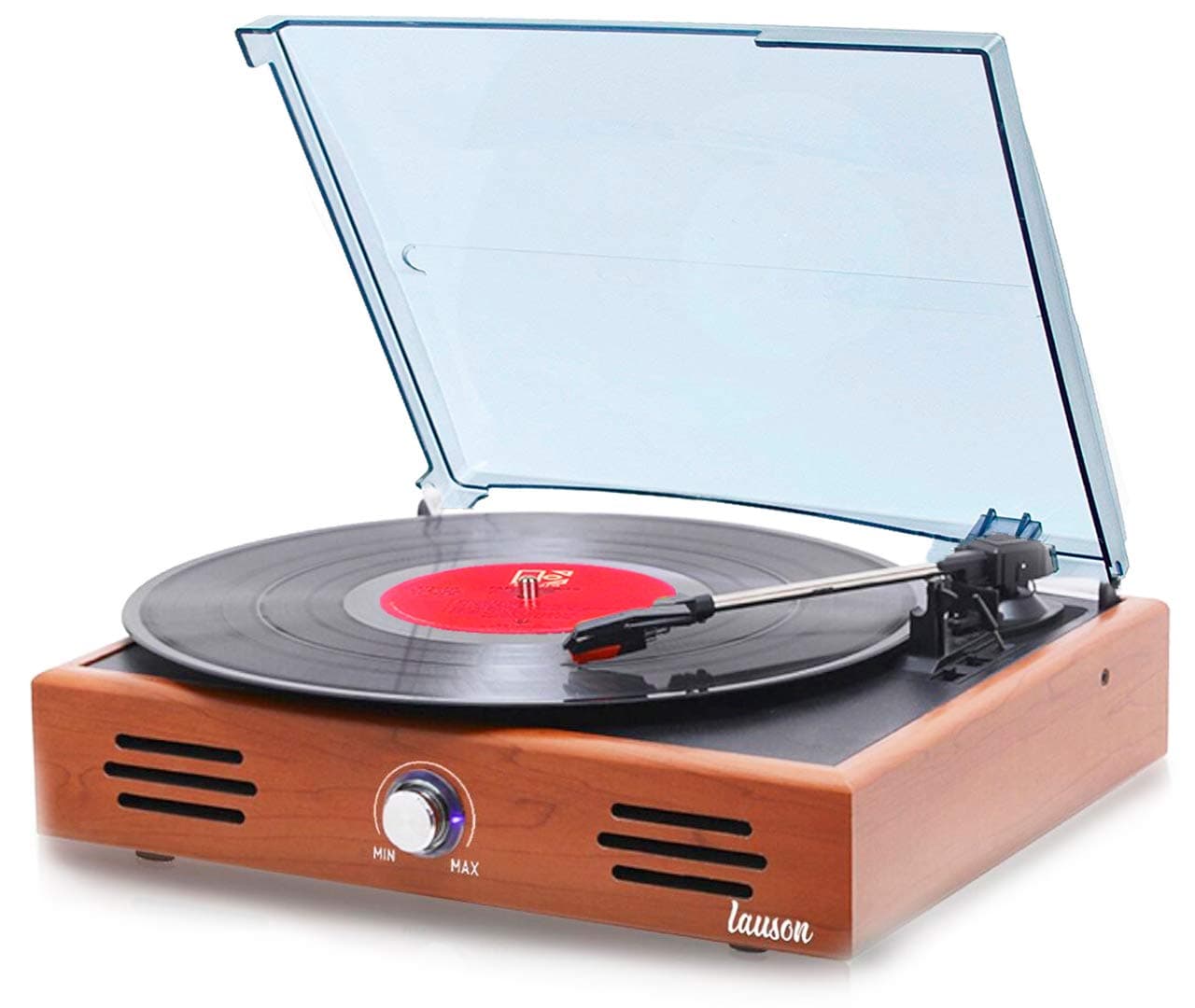 JTF535 Vinyl Record Player with Speakers Vinyl Turntable and USB Belt-Driven Vintage Phonograph Record Player 3 Speed RCA line-Out