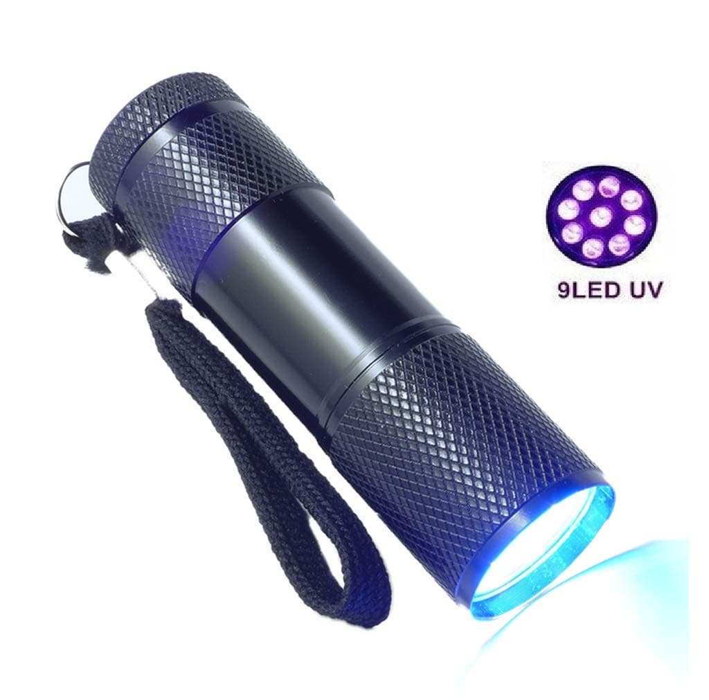 THINK3 Metal LED UV Torch, Black