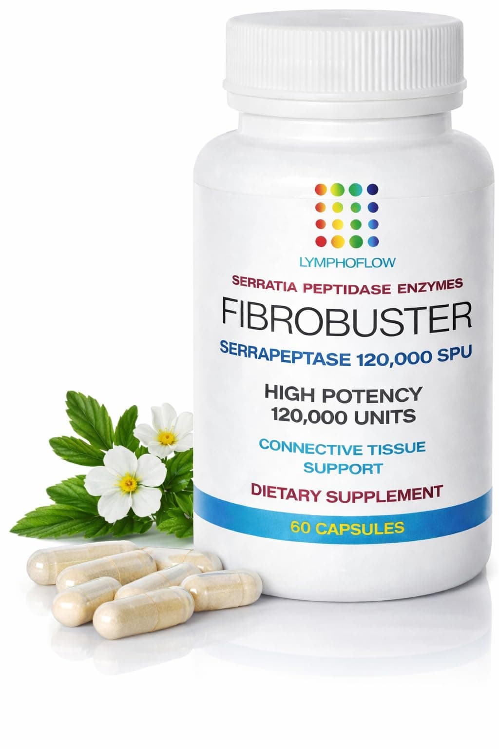 Bruizex FibroBuster Serrapeptase Proteolytic Enzymes 120,000 SPU I Fibrosis Care, Scar & Keloid Removal Supplement After 360 lipo, BBL, Liposuction, Tummy Tuck I Recovery & Immune Support I 60 caps