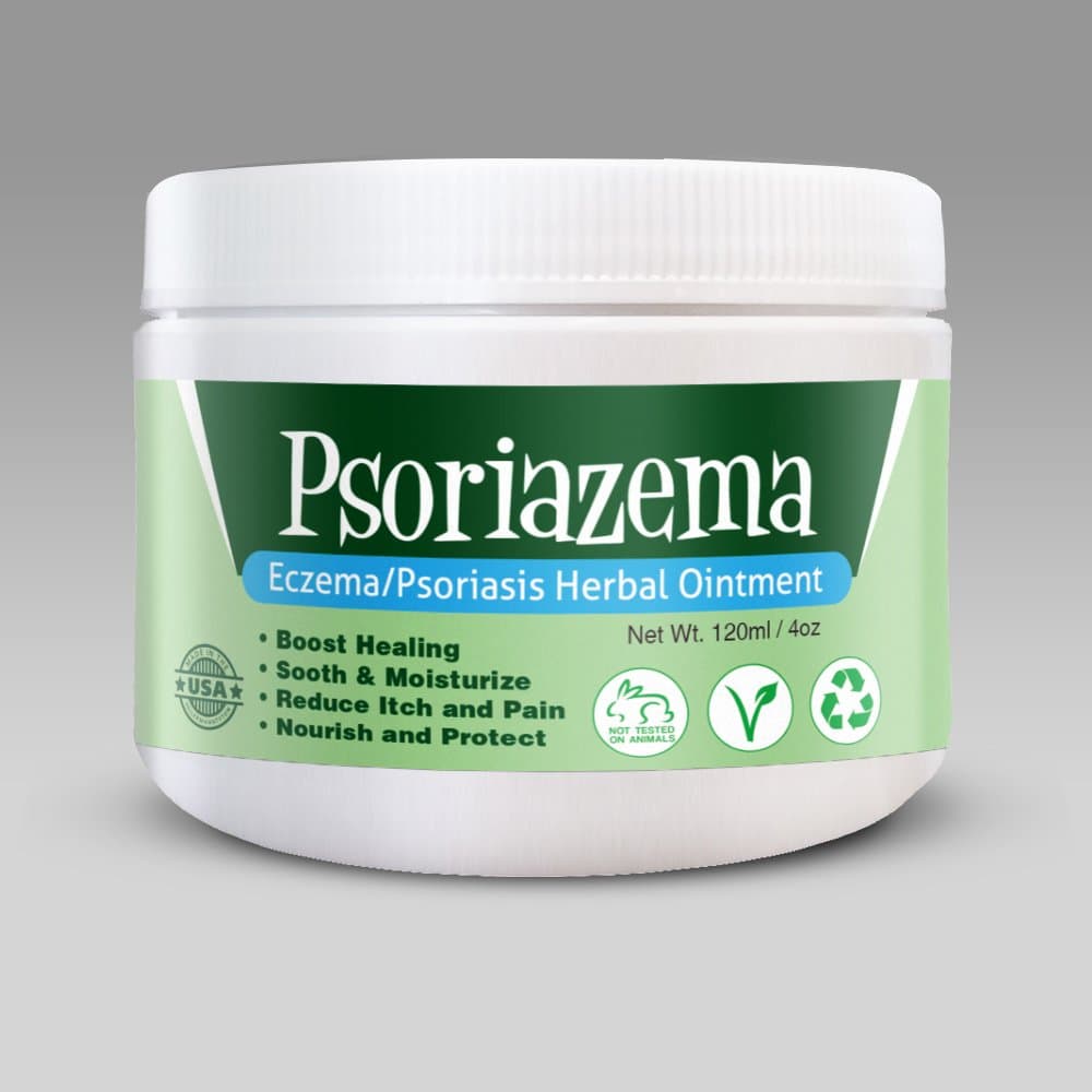 Psoriazema - Eczema & Psoriasis Herbal Ointment, Contains Certified 100 % natural ingredients, Soothes and Moisturizes Skin by Psoriazema