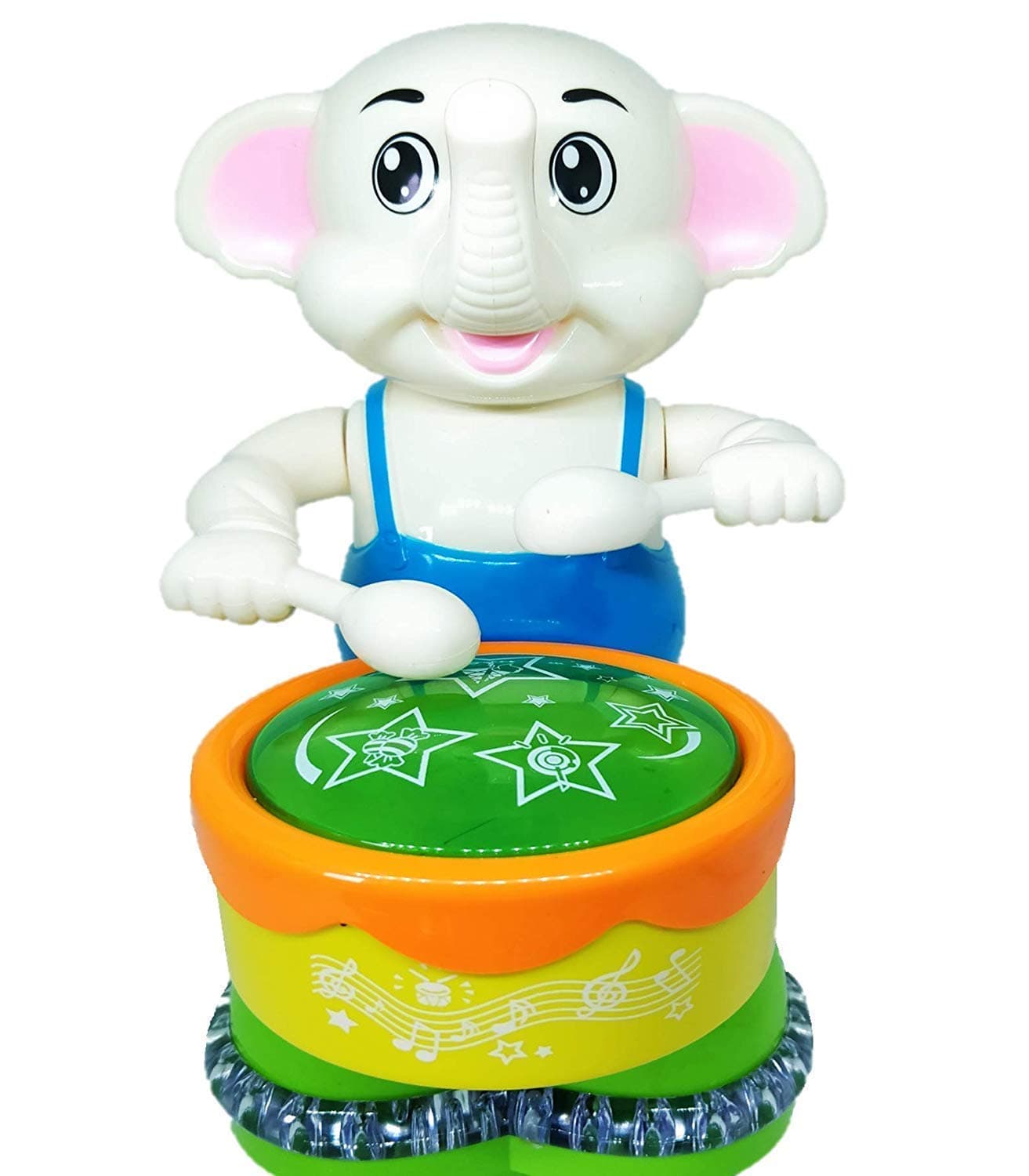 PLAY DESIGN New Elephant Drummer Toy with Drumming and Dancing Action for Kids