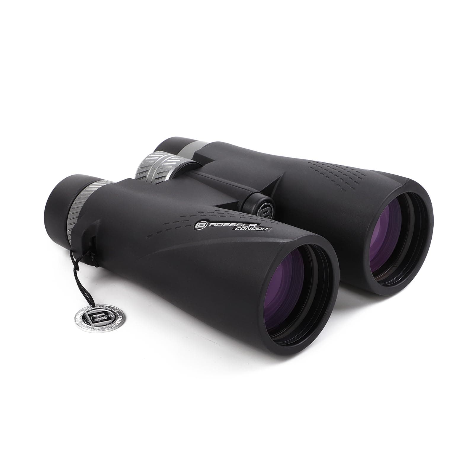 10x50 Binoculars for Adults High Powered with HD Optical System, FMC Green Film BAK4 Prism, Non-Slip Grip, Waterproof, Fogproof, Shockproof for for Hunting Bird Watching Travel Football Games