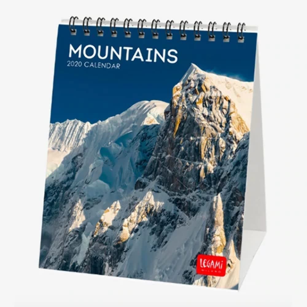 Mountains 2020 Desk Calendar 12 x 14.5 cm