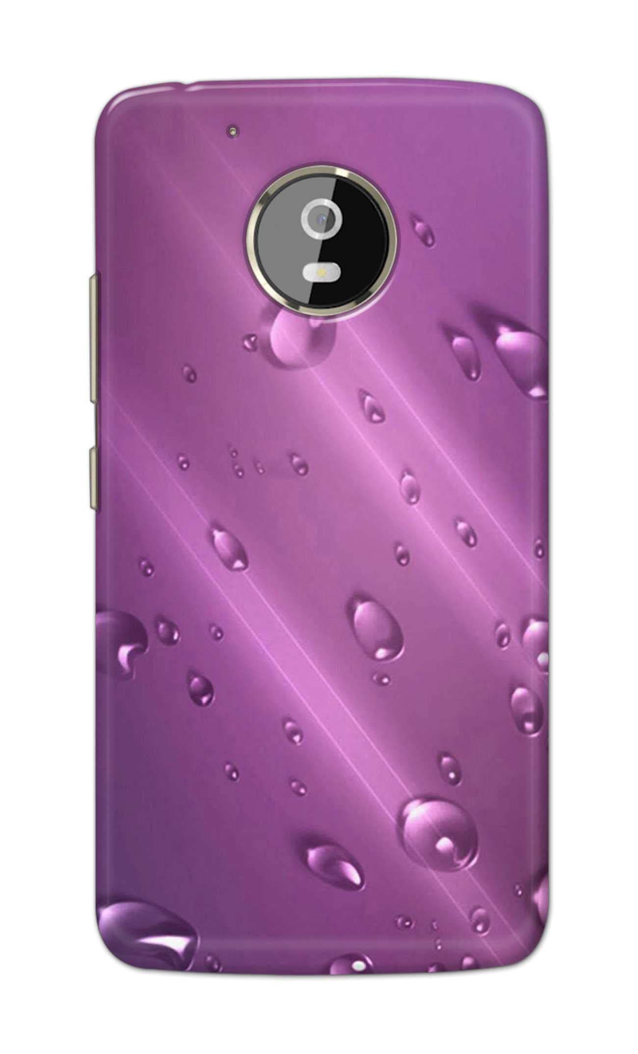 PRINTFIDAA Water Bubbles in Lilac Background Printed Designer Hard Back Case Cover for Motorola Moto G5 Plus (5.2"), XT1684, XT1685, XT1687 -(YG) MVN1005
