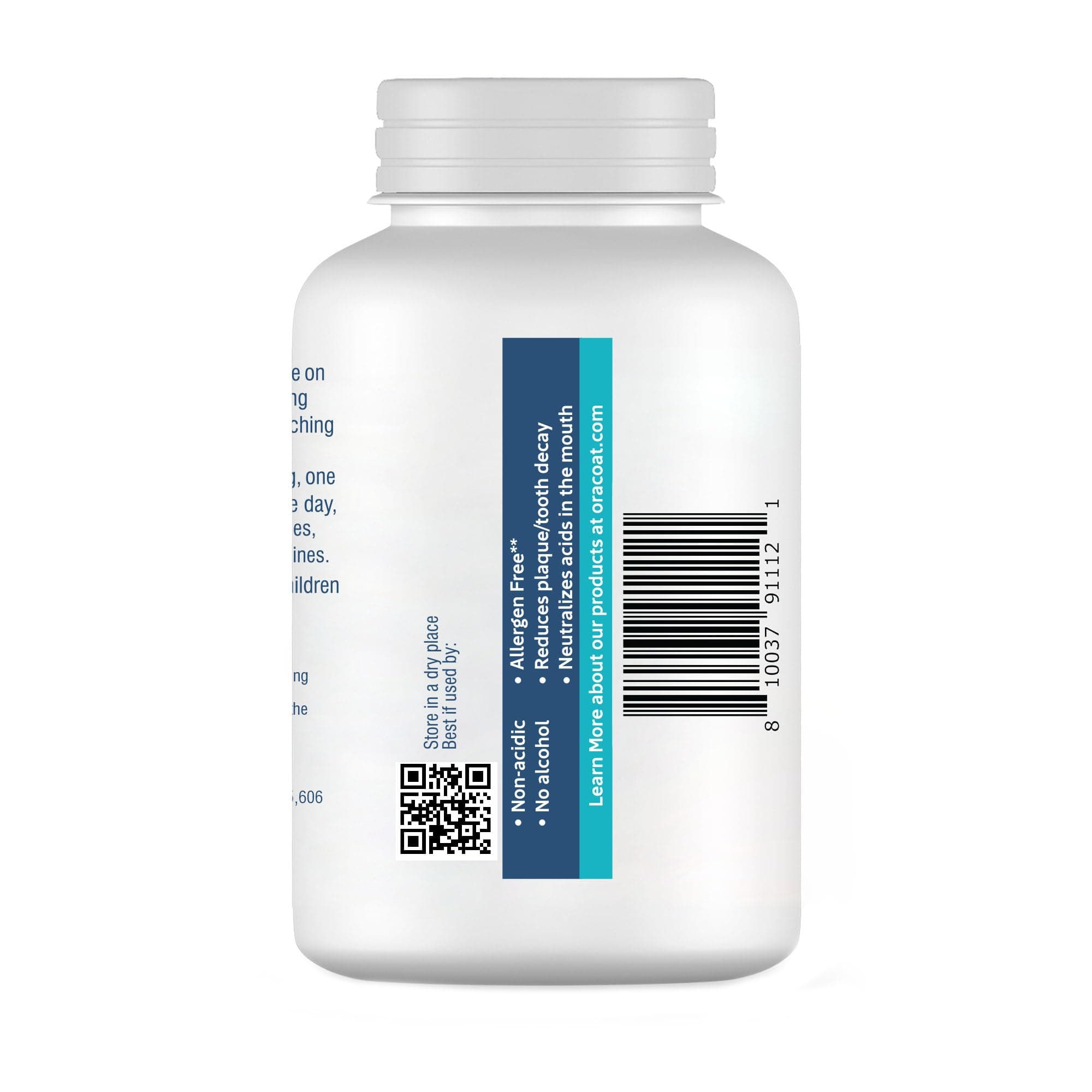 Oracoat XyliMelts Dry Mouth Relief Moisturizing Stick-On Melts Berry Smoothie with Xylitol, for Dry Mouth, Stimulates Saliva, Non-Acidic, Day and Night Use, Time Release for up to 8 Hours, 230 Count