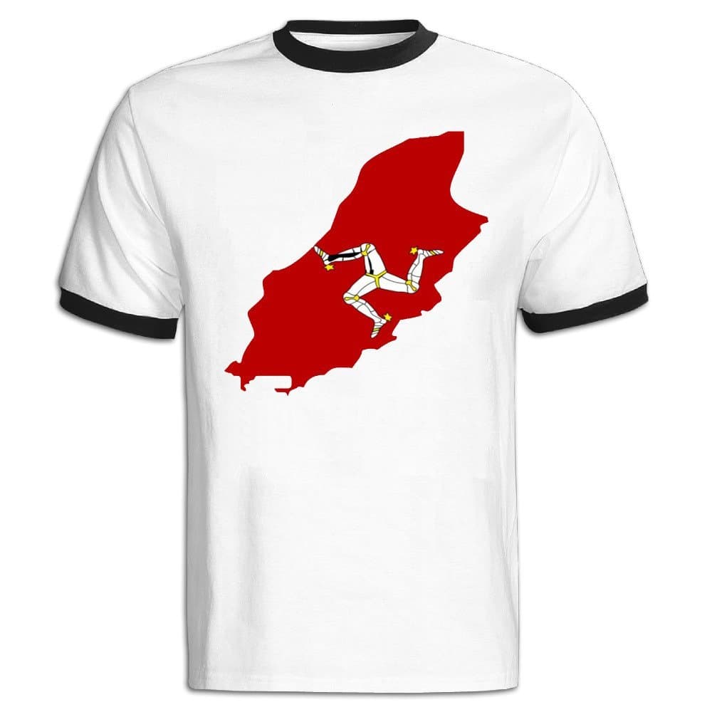 Isle Of Man Flag Manx Pride Boy Student Baseball T-shirts Black