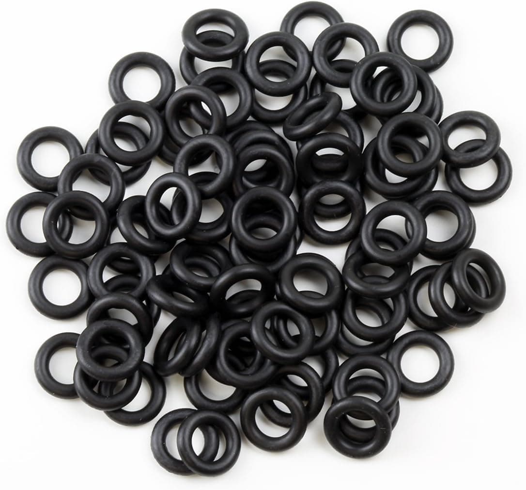 Kingkey 150x Black Rubber O-Ring Dampeners for Cherry MX Switch keyboard