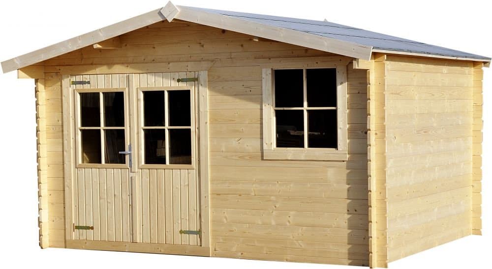 Mira Timber Log Cabin Shed 3.88m x 2.98m, 28mm