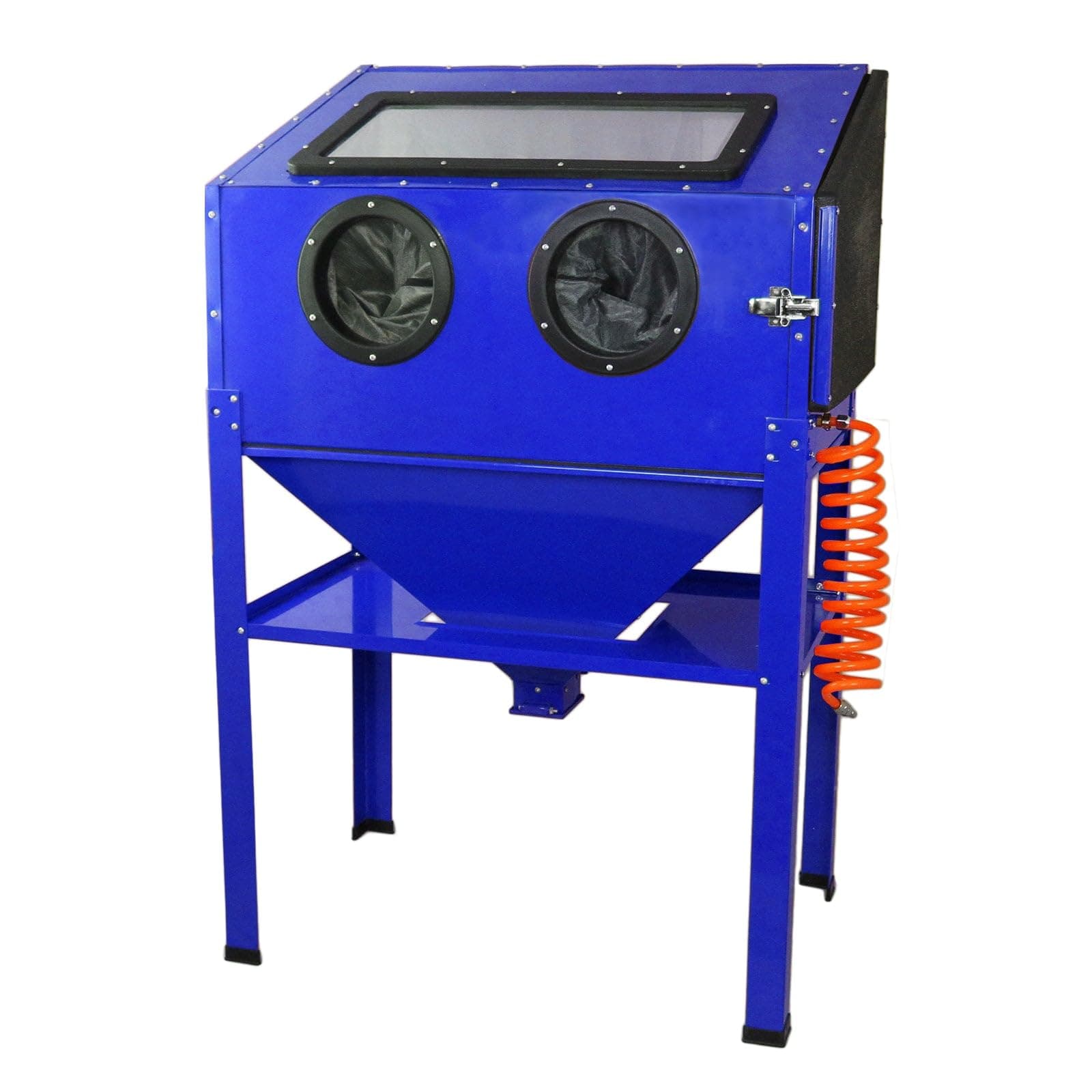 T-Mech Sandblasting Cabinet Sand Blasting Portable Work Station Heavy Duty Abrasive Bead Grit Sandblaster Sand Blaster 220L