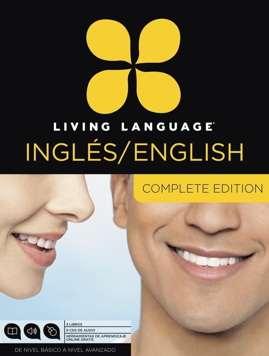 Living Language English for Spanish Speakers, Complete Edition (ESL/ELL): Beginner through advanced course, including 3 coursebooks, 9 audio CDs, and free online learning Paperback – Box set, 30 Oct. 2012