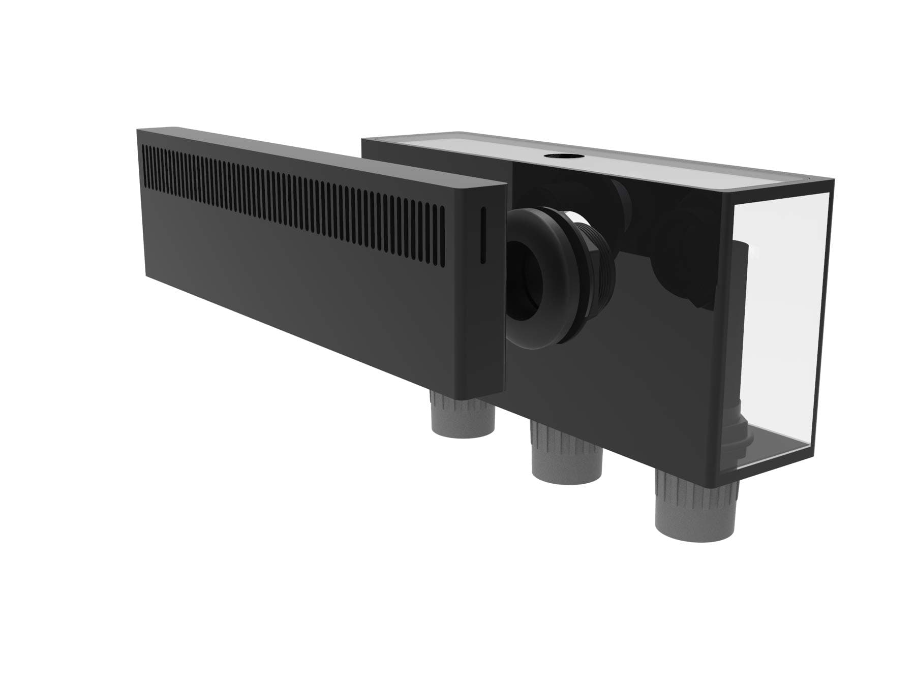 Fiji Cube Low Profile External Overflow Box (1600 GPH)