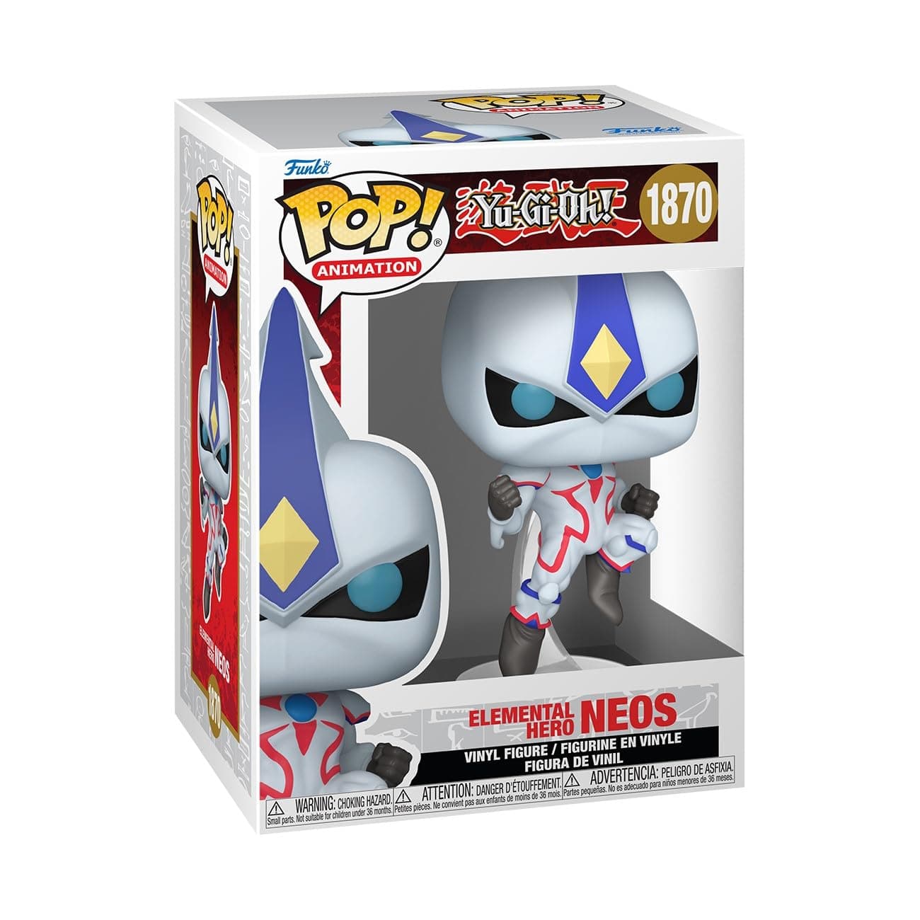 Pop Animation: Yu-Gi-Oh- E-Hero Neos - Collectable Vinyl Figure - Gift Idea - Official Merchandise - Toys for Kids & Adults - Anime Fans - Model Figure for Collectors and Display