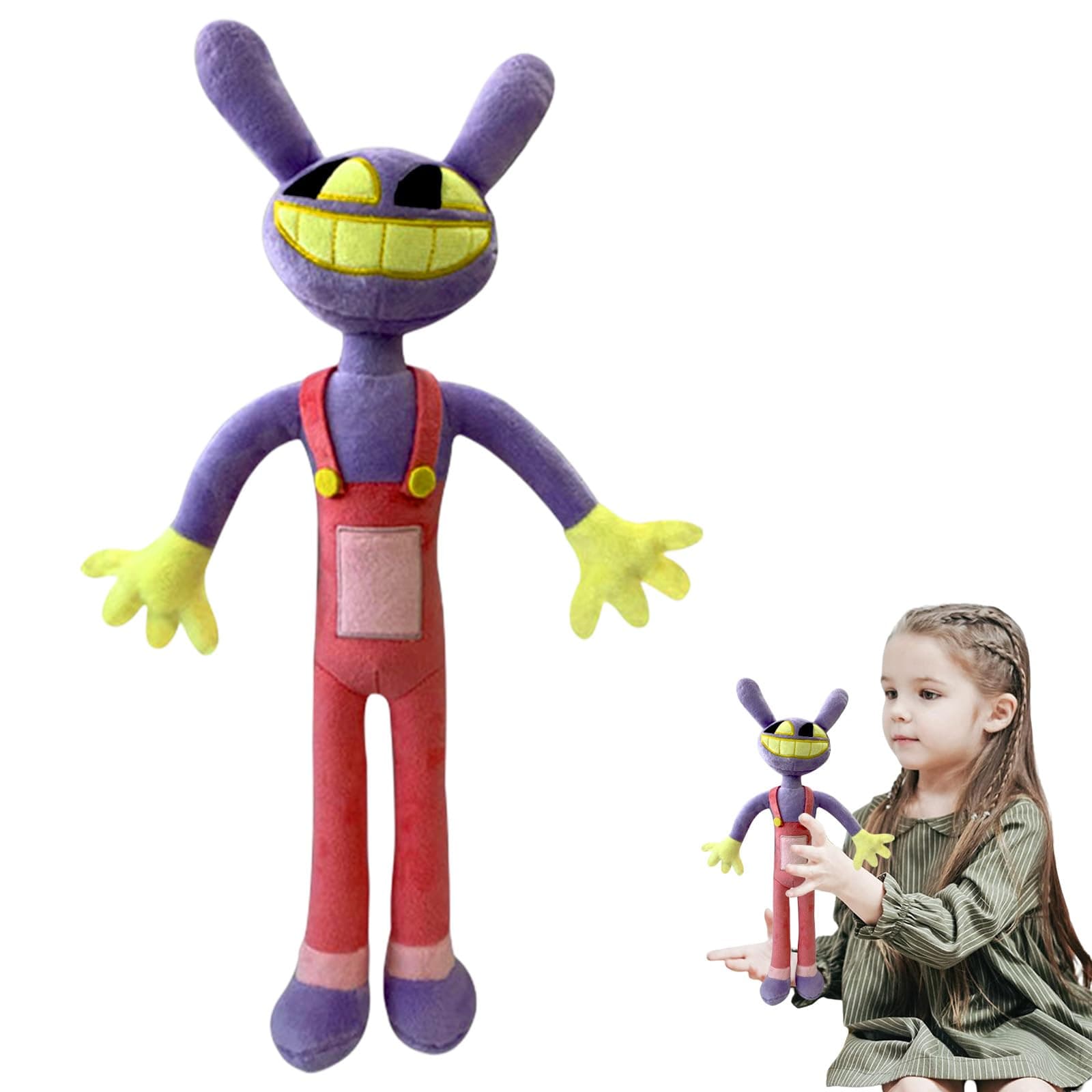 POPOYU The Amazing Digital Circus Plush Doll, Digital Circus Plush Doll, Cute Cartoon Rabbit Plush Toy Doll for Adults and Children