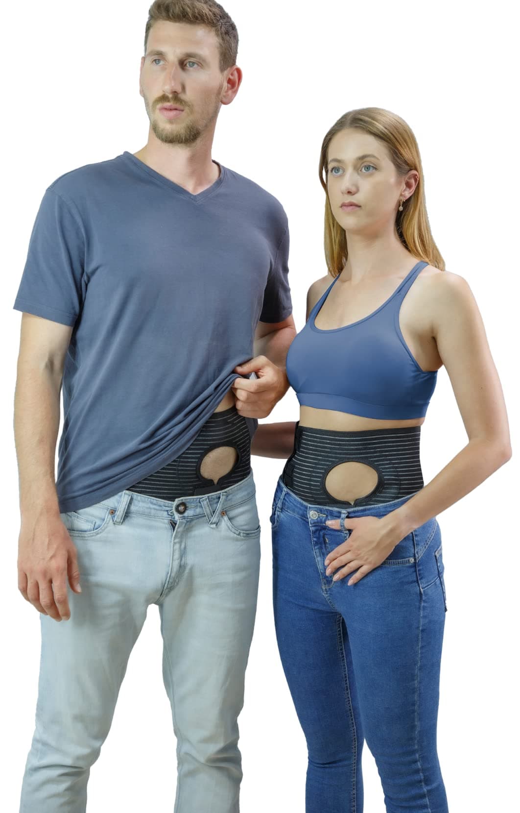 Movibrace Abdominal Ostomy Belt for Post-Operative Care after Colostomy or Ileostomy Surgery (Medium)