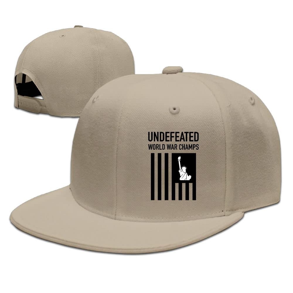 Undefeated World War Champs Cap Unisex Snapback Hat Classic