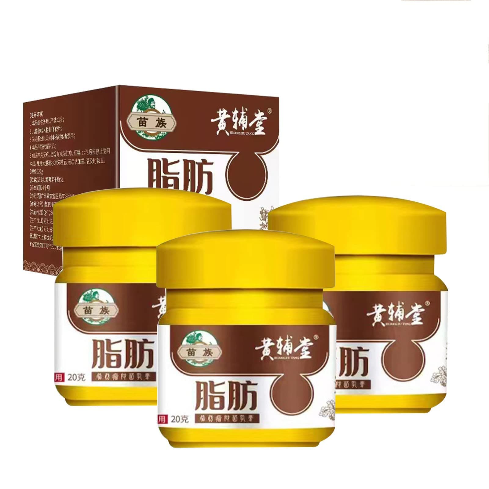 GIONAR Lipoma Removal Cream, Miaozu Huangfutang Lipoma Removal Cream, Huangfutang Lipoma Removal Cream, Lumpfree Lipoma Removal Cream, Herbal Lipoma Lumps Removal Cream (3pcs)