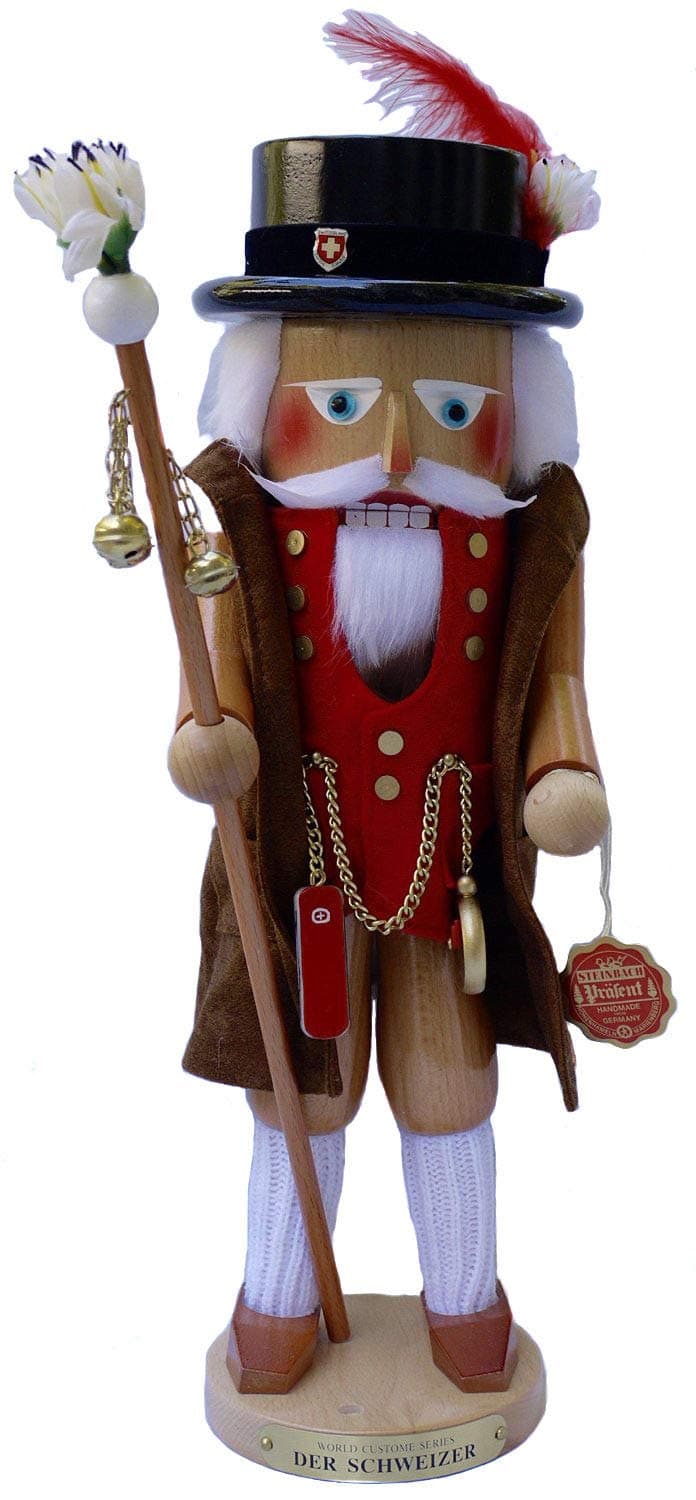 2002 Signed Herr Steinbach Der Schweizer Nutcracker 2nd in World Costume Series