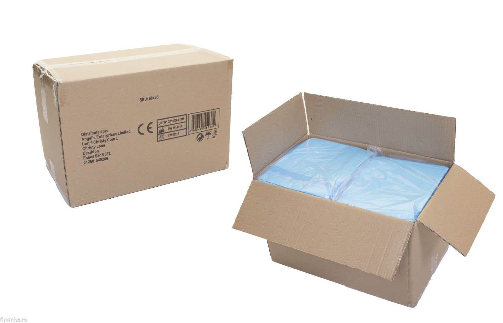 Fleming Medical VL17/1 Vlesi Underpad, 60cm x 90cm, White, Pack of 100