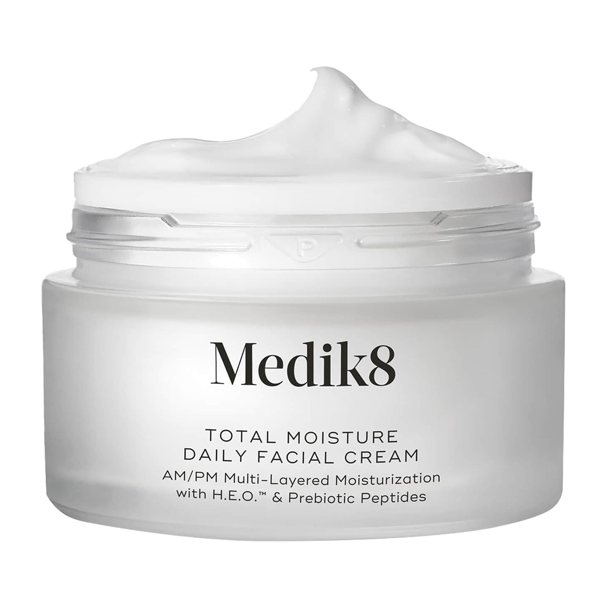 - Medik8 Total Moisture Daily Facial Cream - Hydrating Peptide Face Moisturizer with Hyaluronic Acid - Face Cream Supports Skin Barrier - 1.6 oz