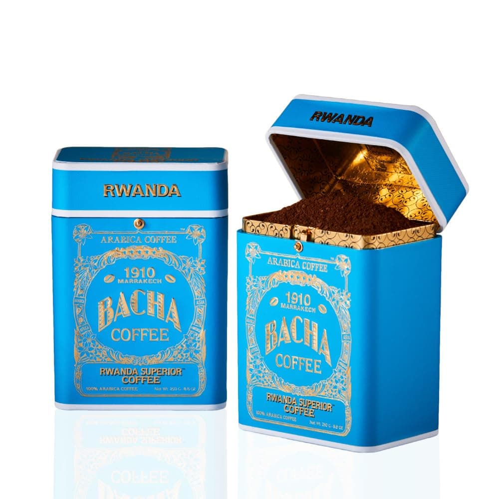 Bacha Coffee(バシャコーヒー) | ルワンダスーペリア シングルオリジンコーヒー(挽き豆), ノマドコレクション, 100% Arabica Whole Beans, Medium Dark Roast, 250g