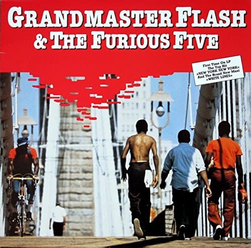 "THE MESSAGE" GRANDMASTER FLASH & THE FURIOUS FIVE.1982 LP.