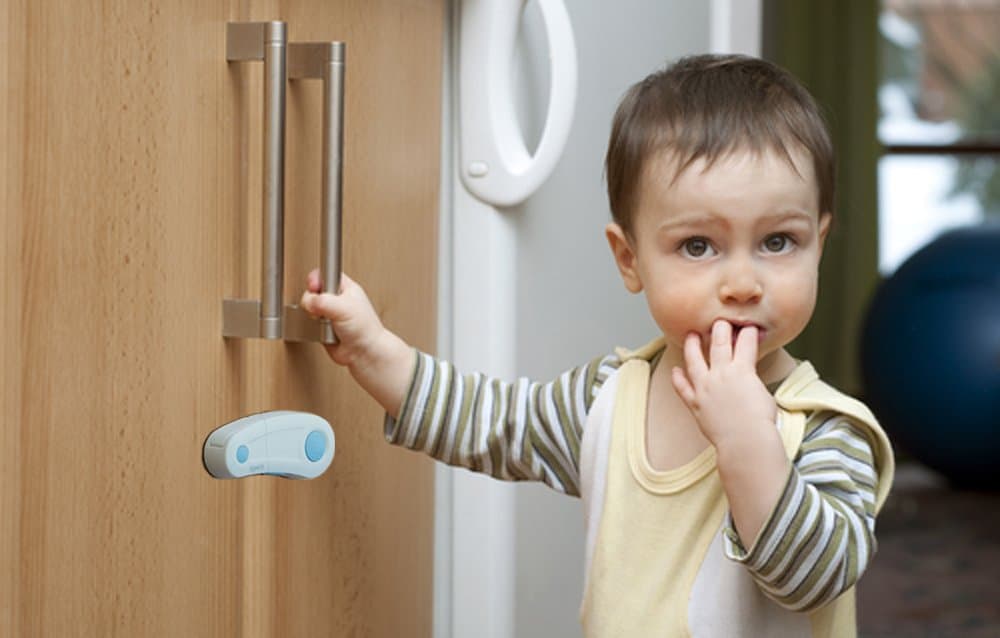 Cabinet locks child