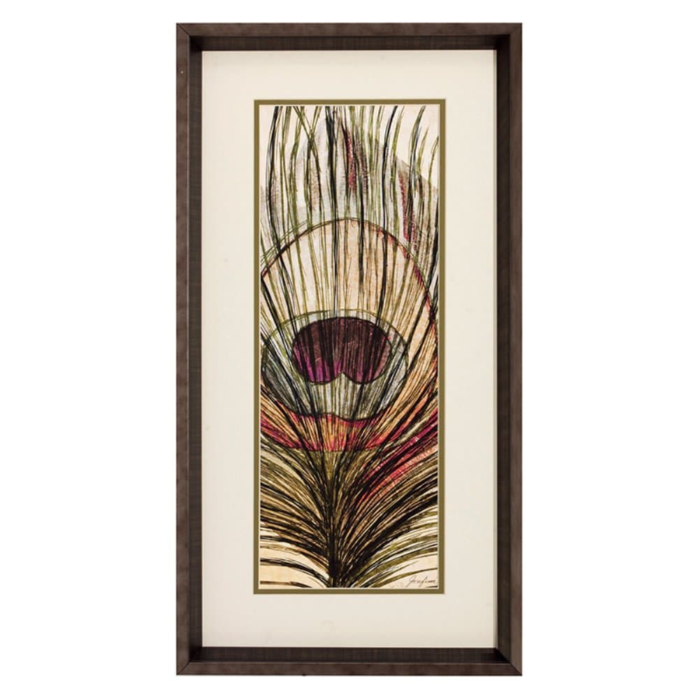 Propac Images Peacock Feathers Print (2 Pack)