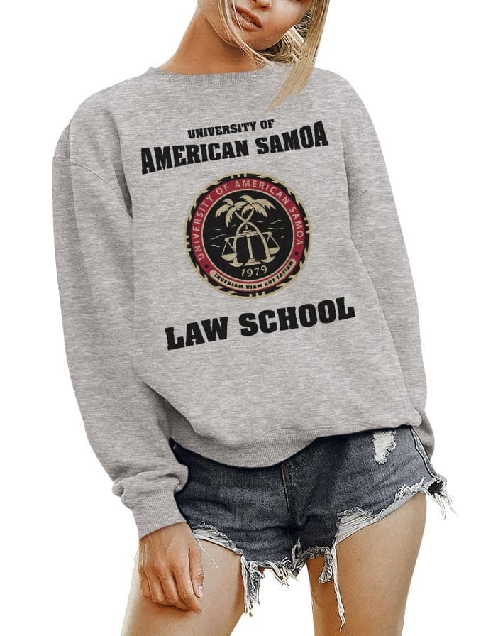 TeesAndTankYou University of American Samoa Law School Sweatshirt Unisex