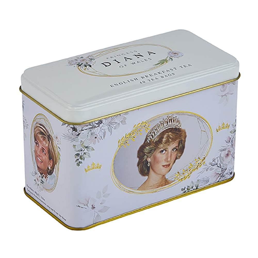 Princess of Wales, Diana Tea Tin with 40 English Breakfast Teabags