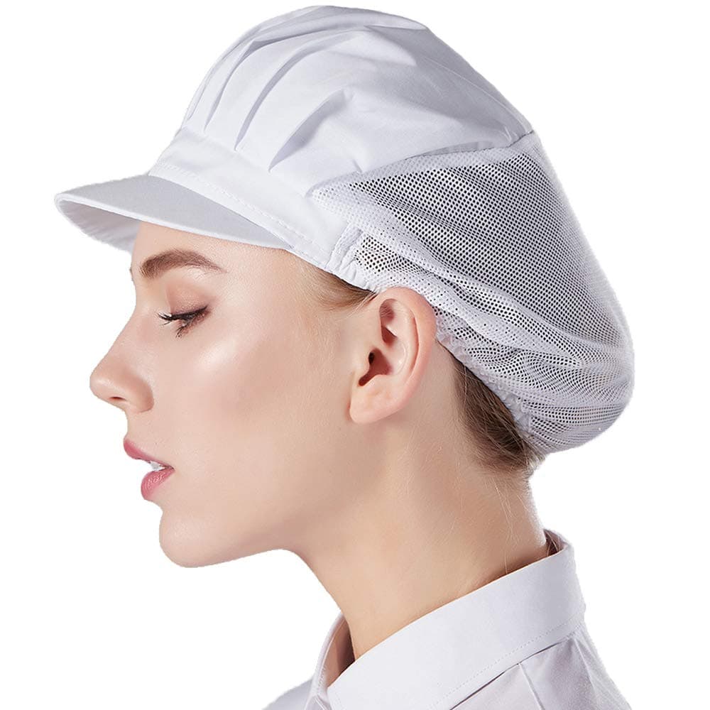 Nanxson 3pcs Chef Hat Kitchen Cooking Chef Cap Food Service Hair Nets CF9033