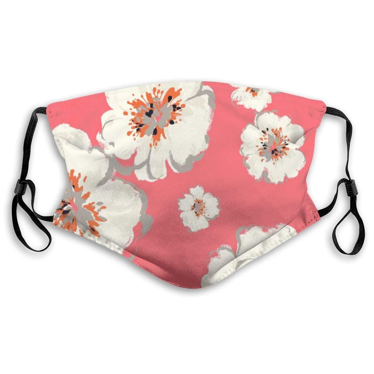 Q76d Hawaiian Aloha Shirt Pattern Unisex Anti-Pollution Mask Dust Mask with Filter Mask