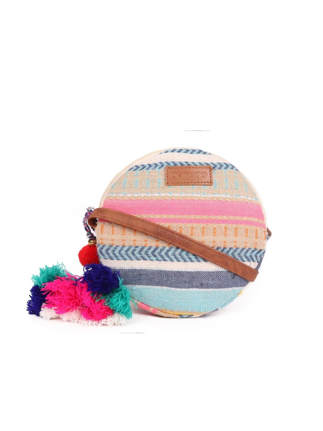 Handmade Macrame Flap Over Sling Bag For Girls And Women