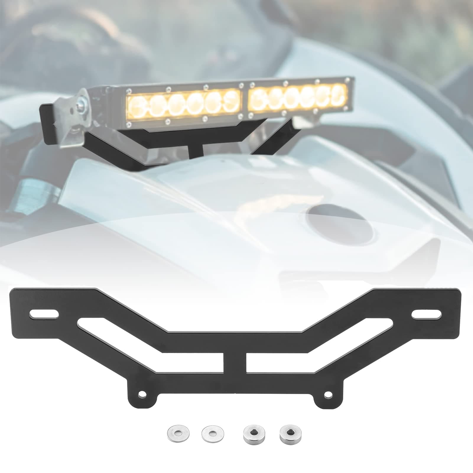 WeiSen Shock Tower LED Mount 10"-14" Light Bar Bracket Compatible with Can Am Maverick X3/X3 Max 2017-2025