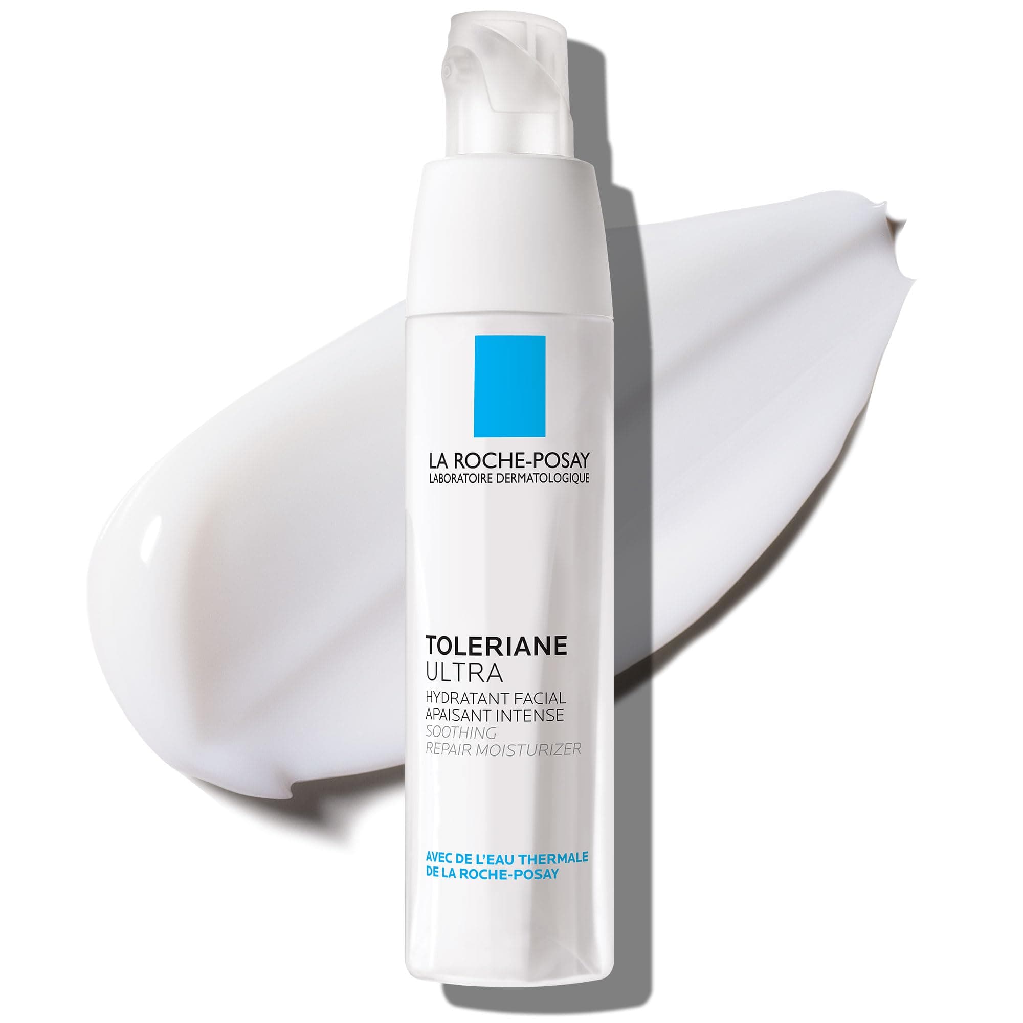 La Roche-Posay Toleriane Ultra Sensitive Skin Face Moisturizer Intense Soothing Care, Allergy Tested, 40ml