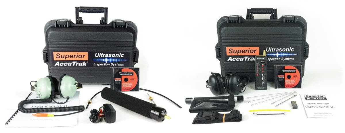 Superior AccuTrak WRDP Ultrasonic Leak Detector with Dynamic Noise Discrimination and Digital Ultrasonic Maintenance System Combo Kit