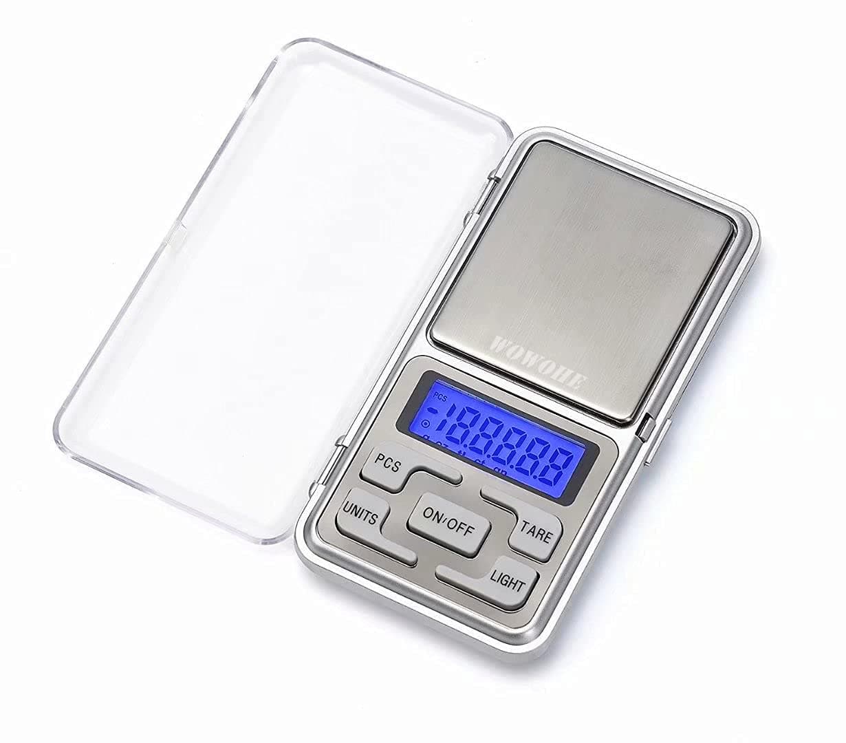 Generic WOWOHE Food Travel Scale Portable Pocket Scale Gram Capacity 500g Degital Kitchen Small Miniature Scale Lab Measuring Scale High Precision