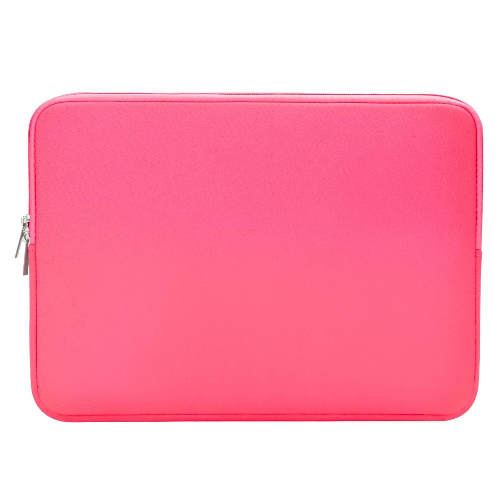 RAINYEAR 14 Inch Laptop Sleeve Protective Case Soft Lining Padded Zipper Cover Carrying Bag Compatible with 15" Macbook Air M2 M3 M4 14" Notebook Computer Tablet Ultrabook Chromebook(Bright Pink)