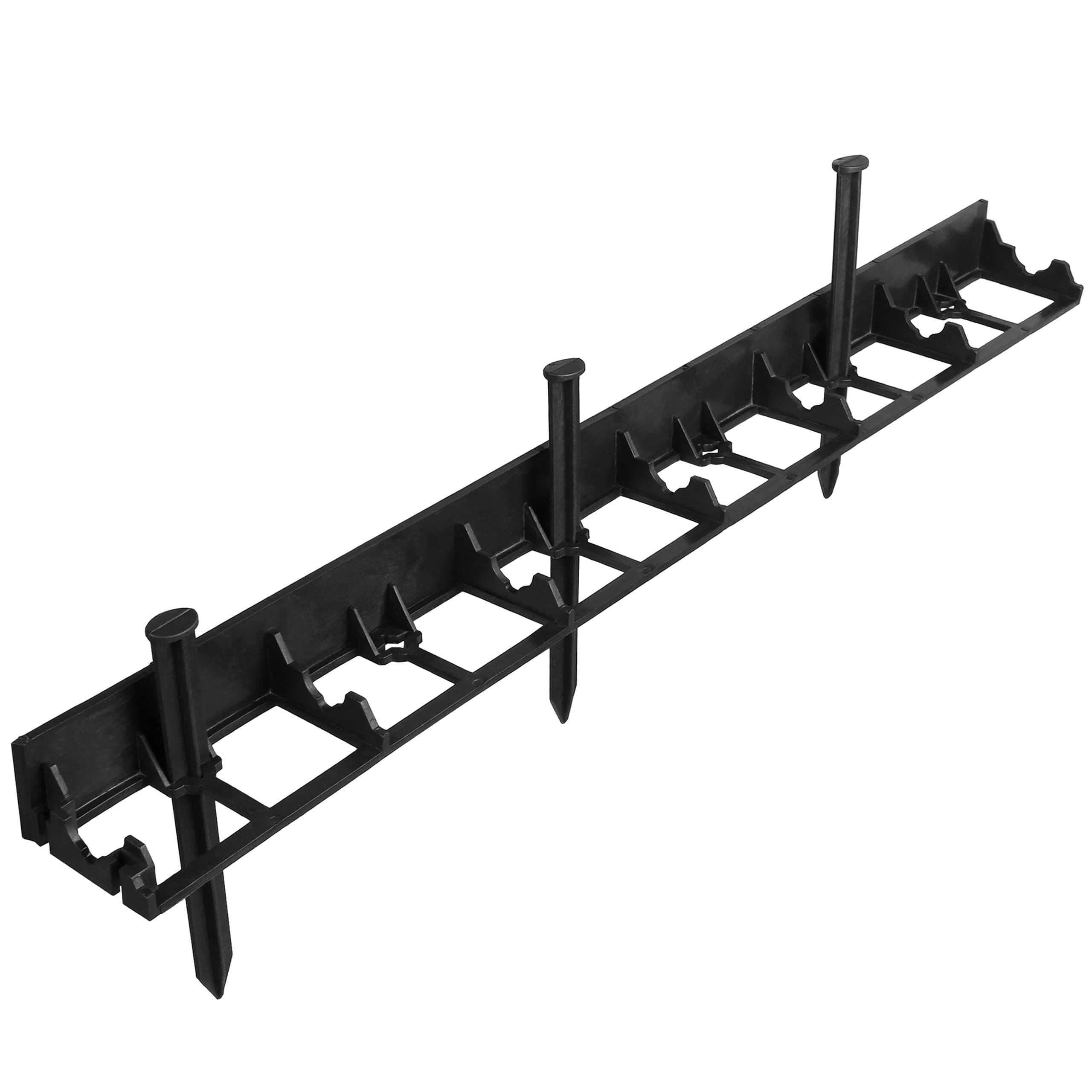 sarcia eu Geoborder Lawn Edging Land – Paving Stones with Grid/Flower Lawn Mowing Edges (4m, 5.5 cm)