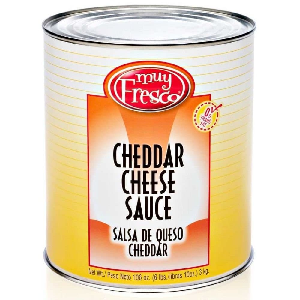 Muy Fresco Cheddar Cheese Sauce, Number 10 Can -- 6 per case.