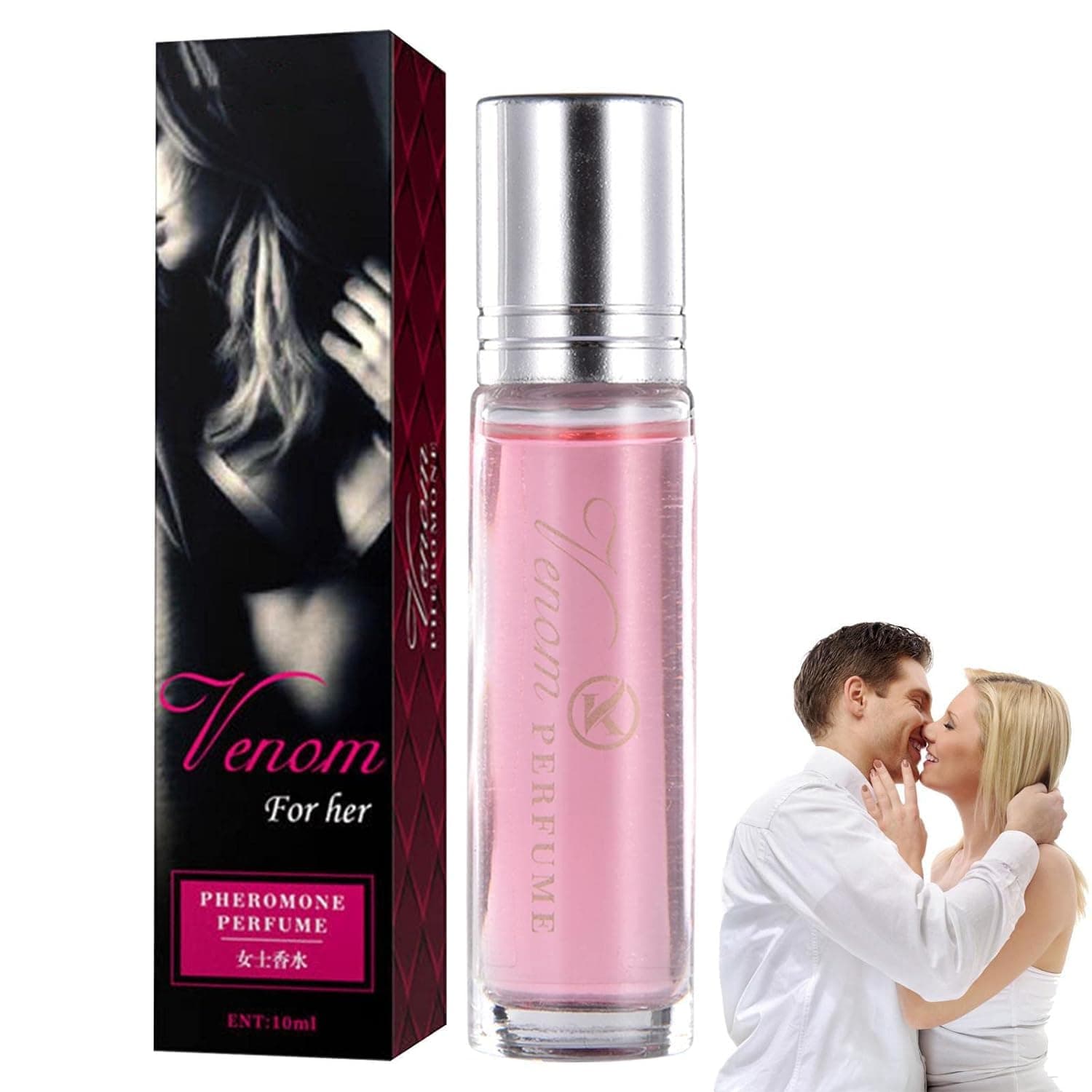 10ml Pheromone Infused Essential Oil Perfume Cologne - Roll On For Men and Women - The Original Unisex Formula