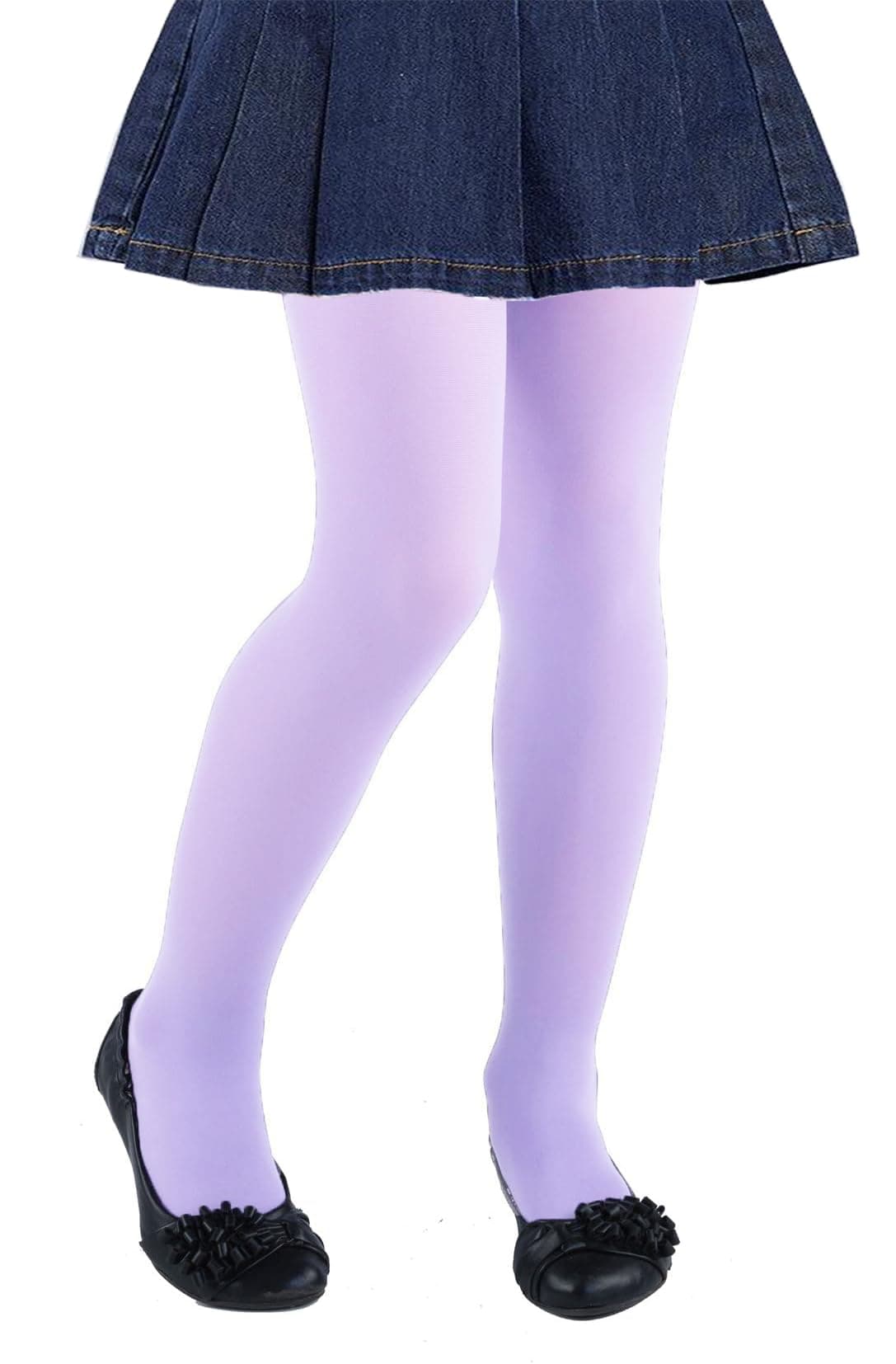 CHUNGGirls Footed Tights Light Weight Stretchy 60D Multi Candy Color Stage Play Costumes 2-12Y