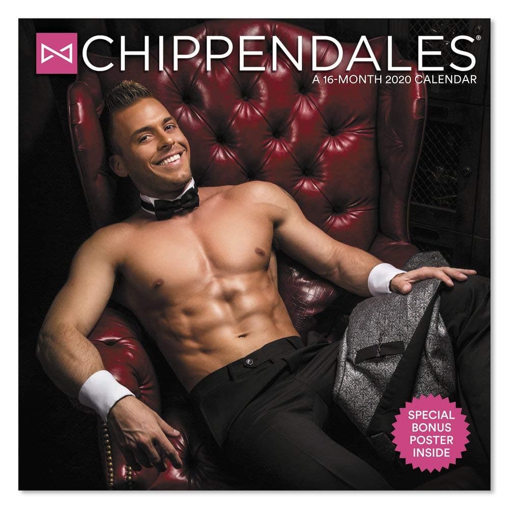2020 Chippendales Wall Calendar (DDD9582820)