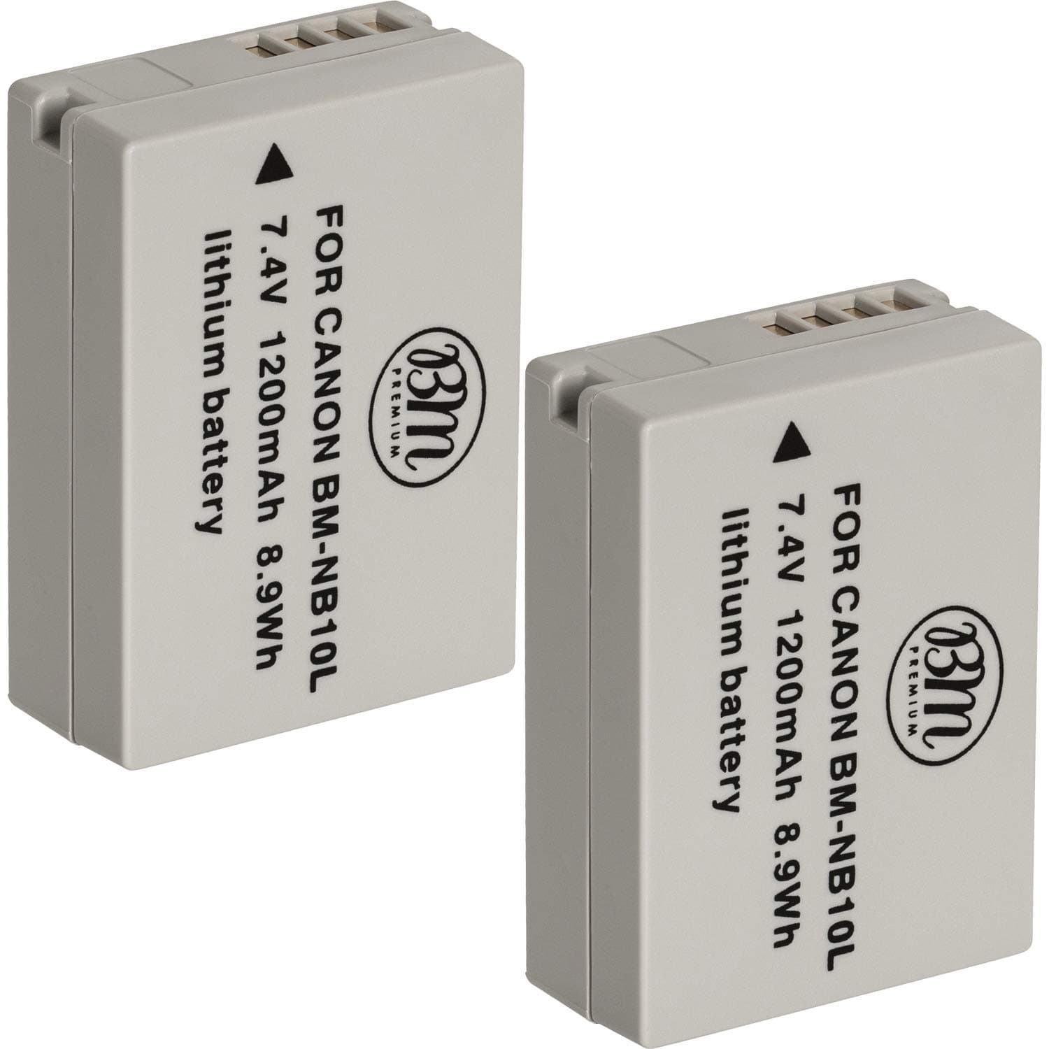 (2 Pack) NB-10L Battery for Canon PowerShot G1 X G15 G16 SX40 HS SX50 HS SX60 HS Digital Camera Battery + More!!