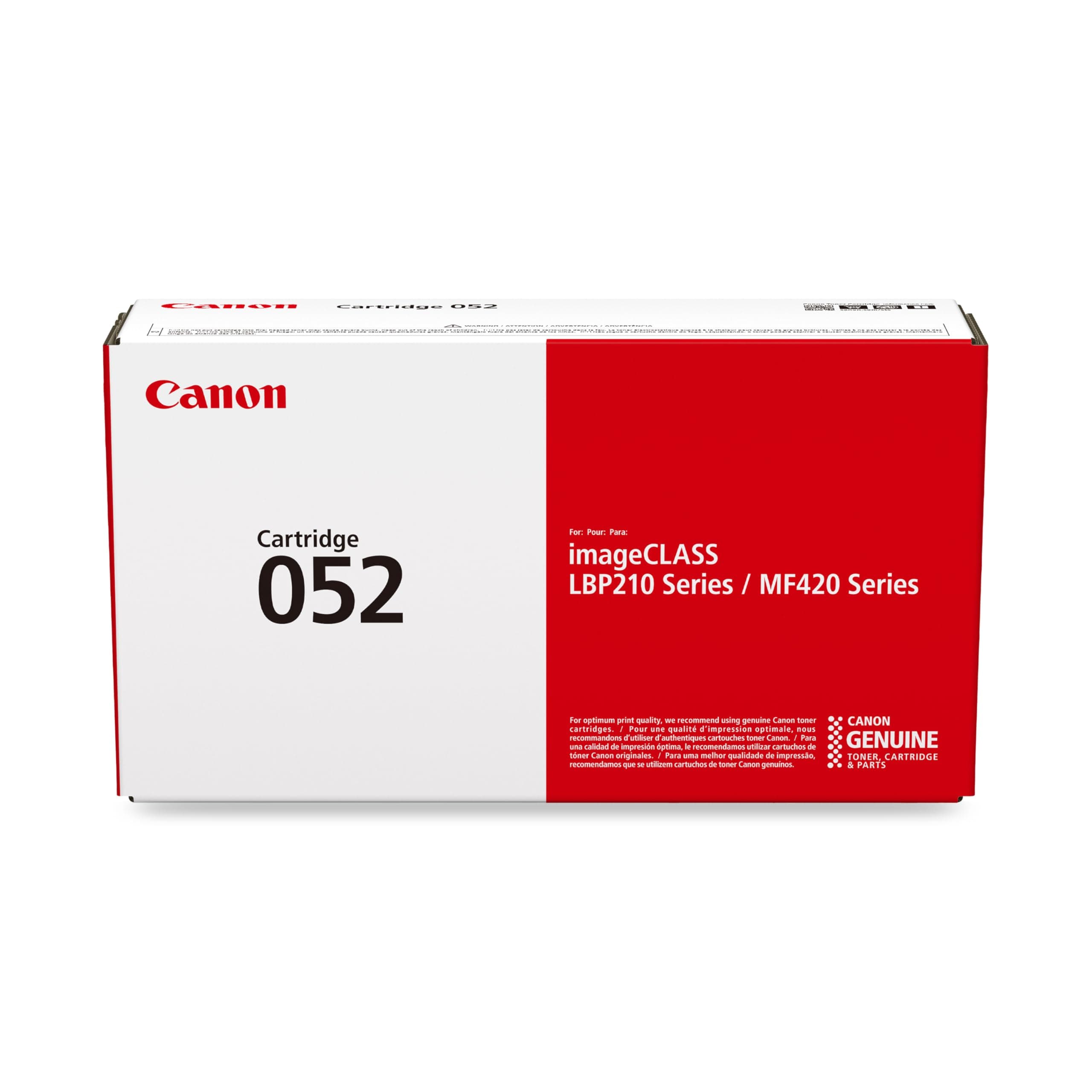 Canon Genuine 052 Black Toner Cartridge Compatible with LBP214dw, LBP215dw, MF424dw, MF426dw, MF429dw